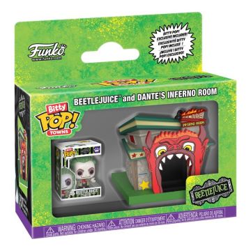 Beetlejuice Beetlejuice and Dante's Inferno Room Bitty Town Funko POP! Vinyl0