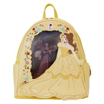 Loungefly Beauty and the Beast (1991) Belle Lenticular Princess Series 10" Mini Backpack
