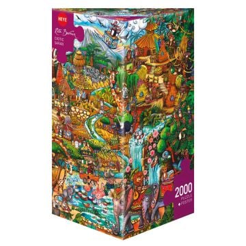 Berman Exotic Safari 2000 Piece Jigsaw Puzzle (Image 1)