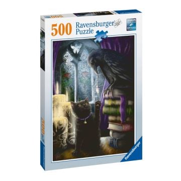 Ravensburger Black Cat And Raven 500 Piece Jigsaw Puzzle