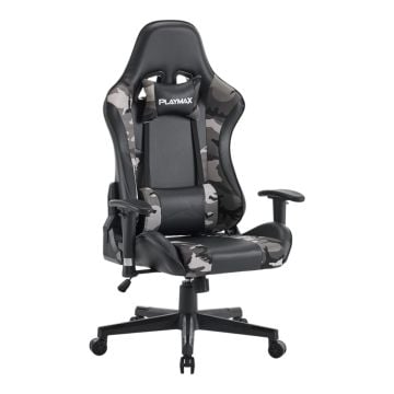 Playmax Elite Fabric Gaming Chair (Black & Grey Camo)