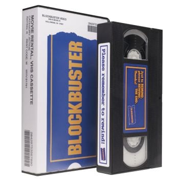 Blockbuster Mini VHS Cassette Switch Game Case