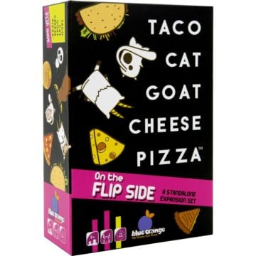 Taco Cat Goat Cheese Pizza On the Flip Side Card Game