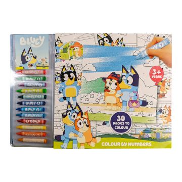 Bluey Paint By Numbers Art Book