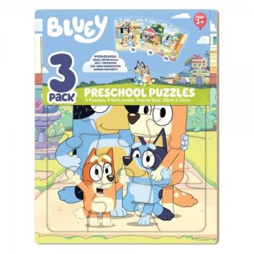 Bluey Preschool Puzzles 3 Pack