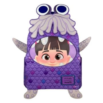 Loungefly Monsters, Inc. Boo Cosplay 10" Faux Leather Mini Backpack