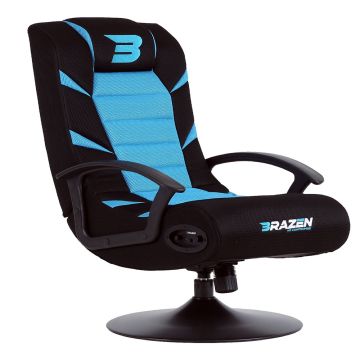 Brazen Pride 2.1 Bluetooth Surround Sound Gaming Chair (Blue)