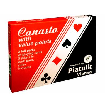 Canasta with Value Points Card Game