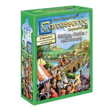 Carcassonne: Bridges, Castles and Bazaars Expansion 8 Board Game
