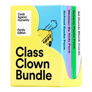 Cards Against Humanity Family Edition Class Clown Bundle Expansion Card Game