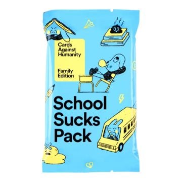 Cards Against Humanity Family Edition School Sucks Pack Expansion Card Game
