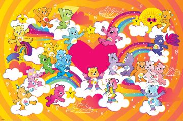 Care Bears Group Landscape Poster