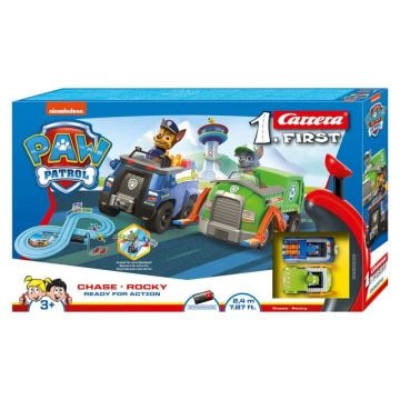 Carrera Paw Patrol First Battery Ready For Action Race Slot Car Set