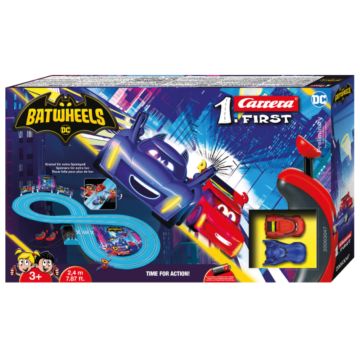 Carrera First Battery Set DC Batwheels Time For Action 2.4m Track