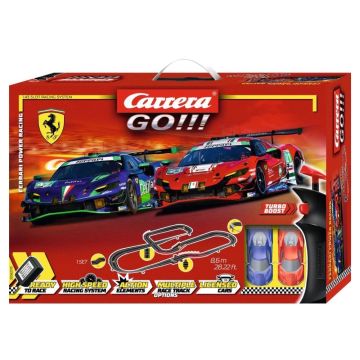 Carrera Go!!! Ferrari Power Racing 1:43 Slot Car Set