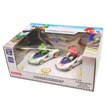 Carrera Pull & Speed Mario Kart P-Wing Twin Pack Mario & Yoshi