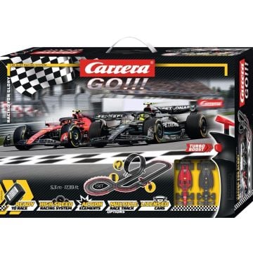 Carrera Go!!! Racing for Glory F-1 Ferrari & Mercedes AMG 1:43 Slot Car Set