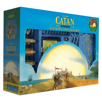Catan 3D Edition Seafarers & Cities and Knights Expansion Board Game