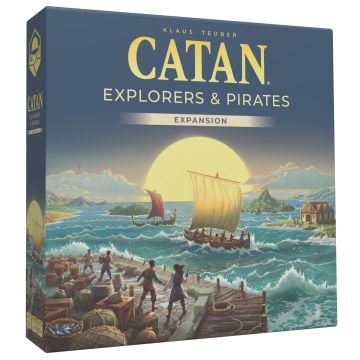 Catan 6th Edition: Explorers & Pirates Expansion Board Game