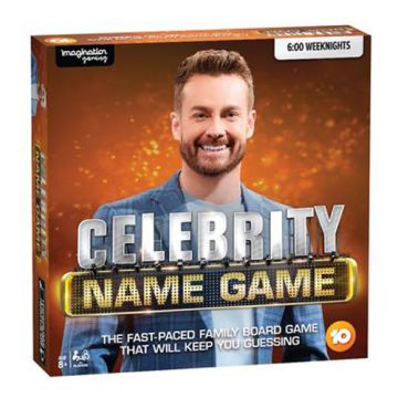 Celebrity Name Game Australian Edition Board Game