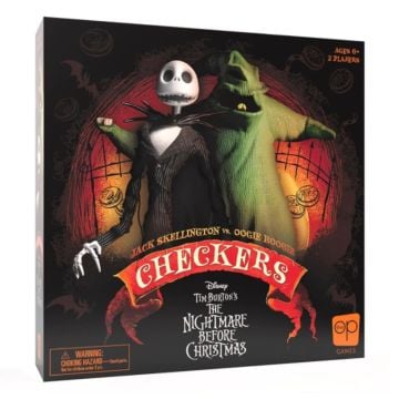 Checkers The Nightmare Before Christmas Edition Board Game