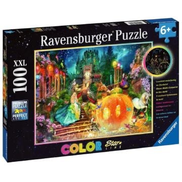 Ravensburger Color Starline Cinderella's Glass Slipper 100XXL Piece  Jigsaw Puzzle