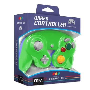 CirKa Wired Controller for GameCube & Wii (Green/Blue)