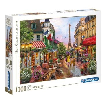 Clementoni Flowers in Paris 1000 Piece Jigsaw Puzzle