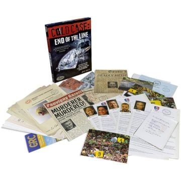 Cold Case: End of the Line Murder Mystery Board Game