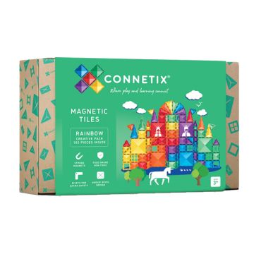 Connetix 102 Piece Rainbow Creative Pack (Image 1)