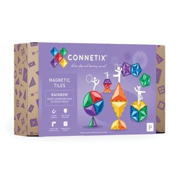 Connetix 36 Piece Rainbow Expansion Pack (Image 1)