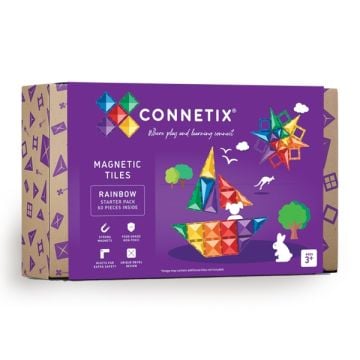 Connetix 60 Piece Rainbow Starter Pack (Image 1)