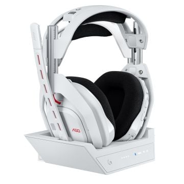 Logitech G Astro A50 LIGHTSPEED Wireless Gaming Headset + Base Station (White)0