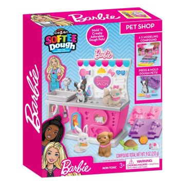 Cra-Z-Art Barbie Softee Dough Pet Shop Toy Set