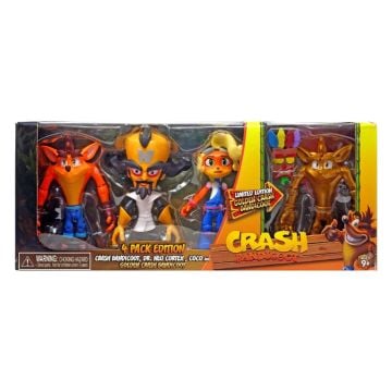 Crash Bandicoot Action Figure 4 Pack