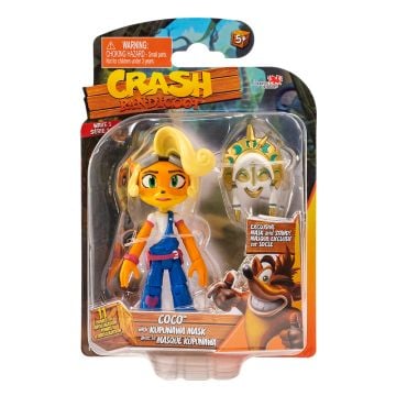 Crash Bandicoot Action Figure Coco With Kupuna Mask
