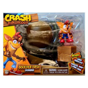 Crash Bandicoot Boulder Dash 2.5" Diorama