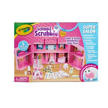 Crayola Scribble Srubbie Puts Super Salon Doll Set