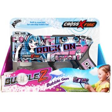 CrossXFire Bubblez Rock On Bubble Gun