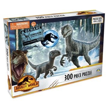 Crown Jurassic World Dominion Blue 300 Piece Jigsaw Puzzle