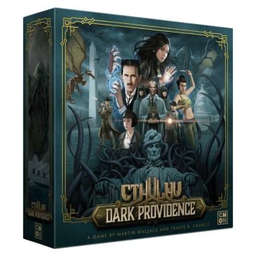 Cthulhu: Dark Providence Board Game with Death May Die Investigator Bundle