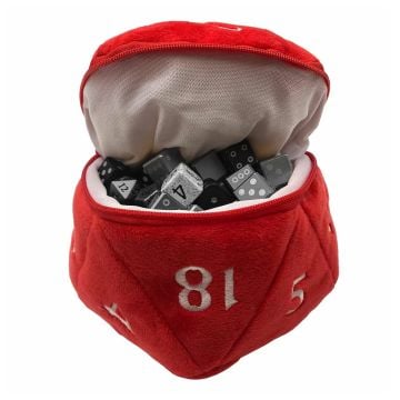Ultra Pro D20 Plush Dice Bag (Red)