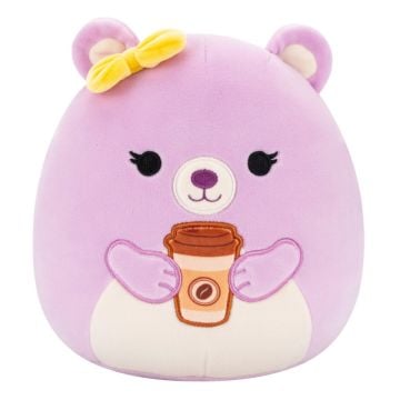 Squishmallows Mothers Day Faine the Bear with Coffee 7.5" Plush