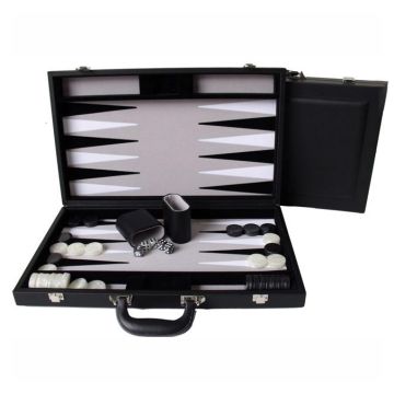 Dal Rossi PU Leather 18" Backgammon Set