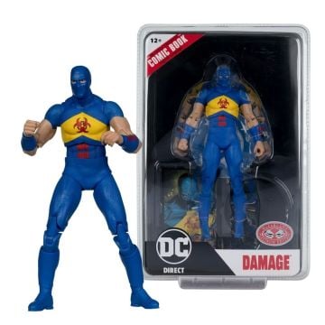 DC Direct Page Punchers Kingdom Come Damage Red Platinum Edition 7" Figure With Comic