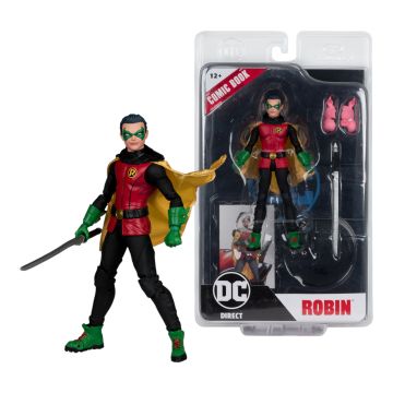 DC Page Punchers Robin (Batman: Reborn) 7” Action Figure with Comic Book