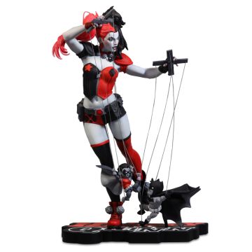DC Harley Quinn Red White a& Black By Emanuela Lupacchino 1:10 Scale Statue