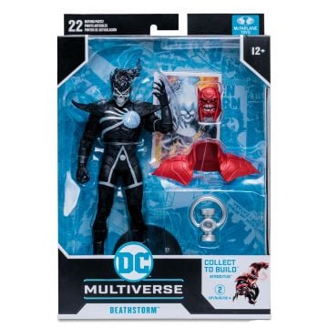 DC Multiverse Deathstorm Blackest Knight Build-A-Figure 7” Action Figure0