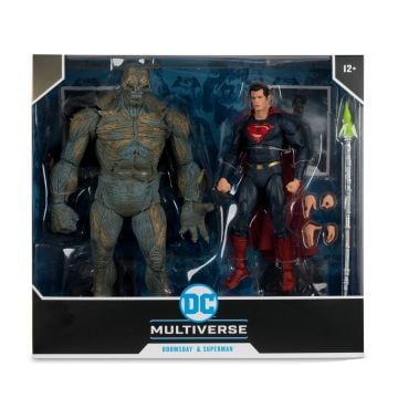 DC Multiverse Batman V Superman Doomsday Vs Superman 7" Action Figure with Megafig 2 Pack