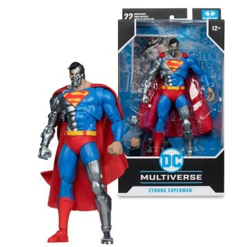 DC Multiverse Return of Superman Cyborg Superman 7" Action Figure